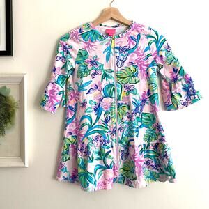 LILLY PULITZER Swim Coverup Mermaid in the Shade Size Large 8-10